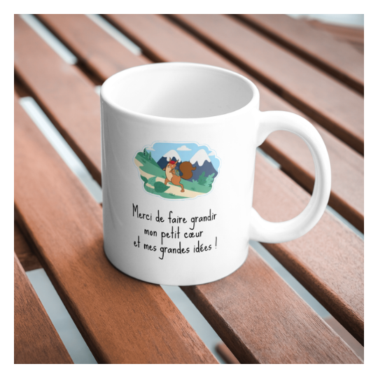 Mug personnalisé merci maitresse
