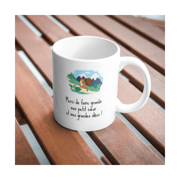 Mug personnalisé merci maitresse