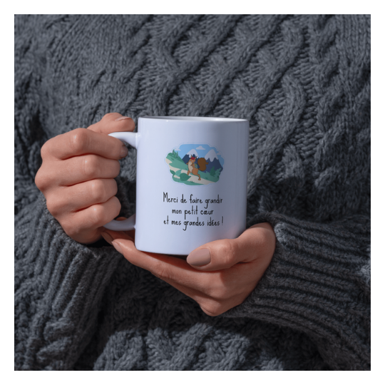 Mug personnalisé cadeau maitresse