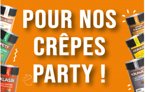 
			                        			Pour nos crêpes party ! 