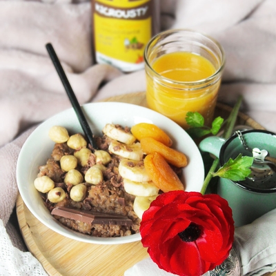 Porridge à la KICROUSTY pour un petit déj’ de fête des mères 